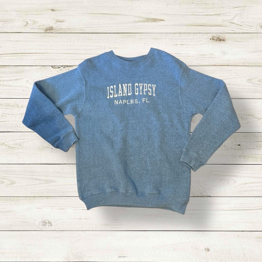 Blue Naples FL Crewneck Sweater